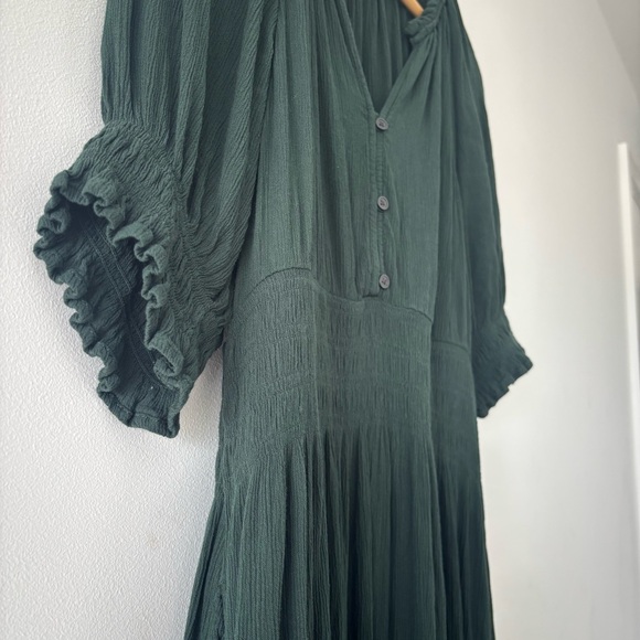 GAP Elegant Dark Green Maxi Dress - Picture 5 of 10
